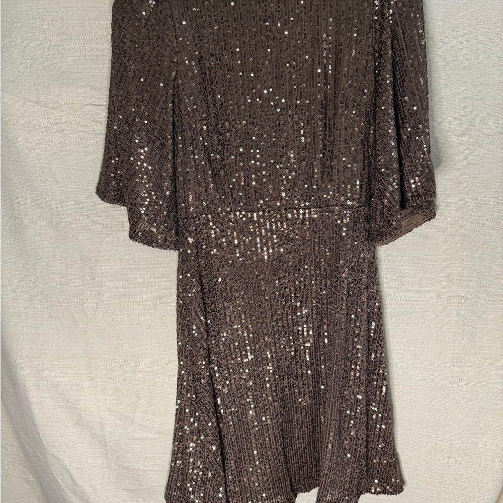 Old Navy Shimmering Brown Sequin Dress